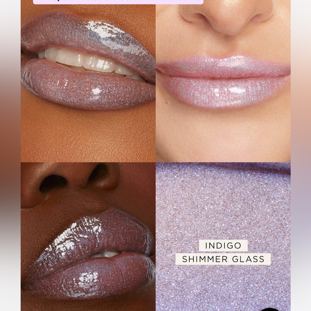 Indigo shimmer glass Tarte maracuja juicy lip plump